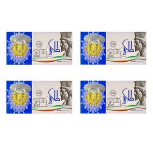 شمش طلا 18 عیار طلایار مدل 250 بسته چهار عددی
